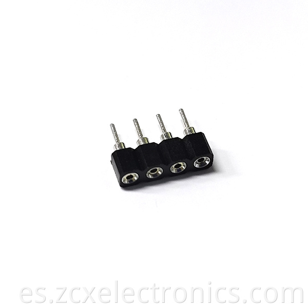 4P Black Female Connectors